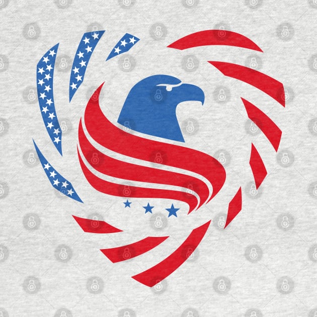 Constitutional Murican Patriot Flag Series (Heart) by Village Values